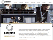 Tablet Screenshot of catering-hotel.com